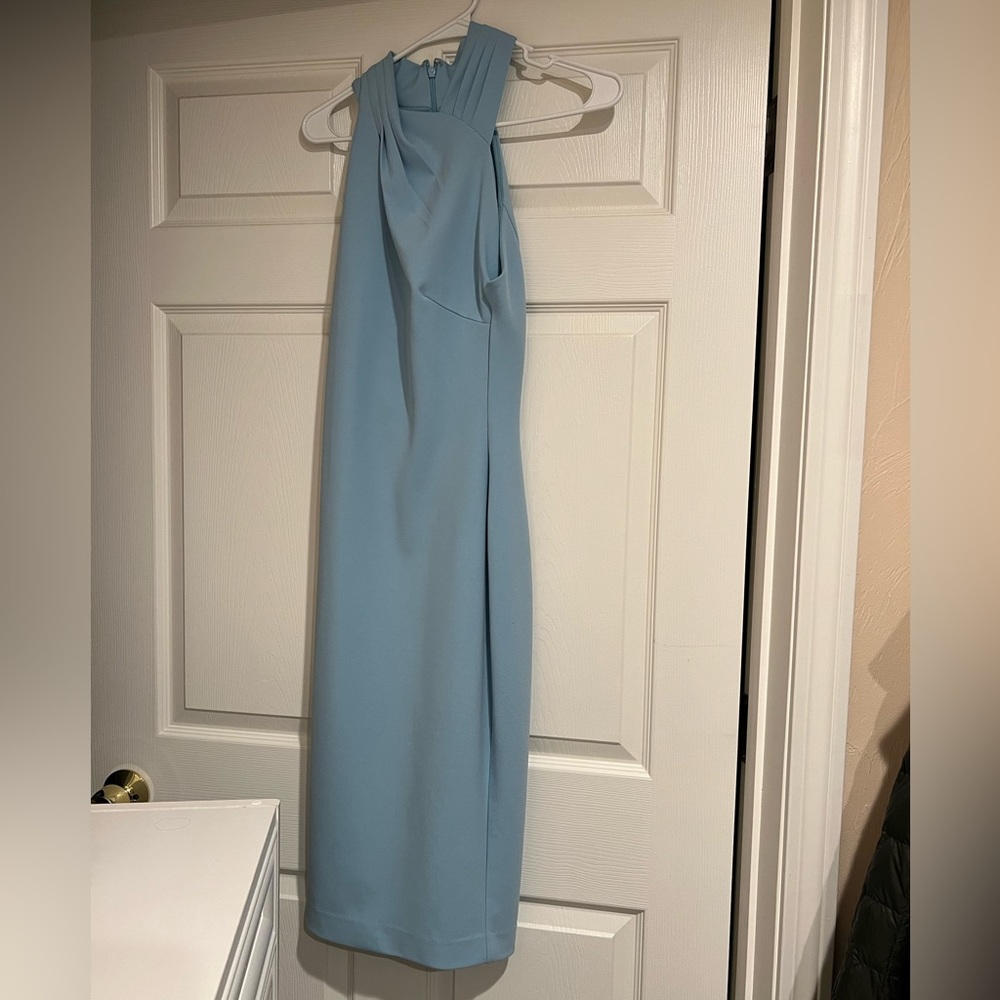 Rachel Roy baby blue dress perfect for baby shower
